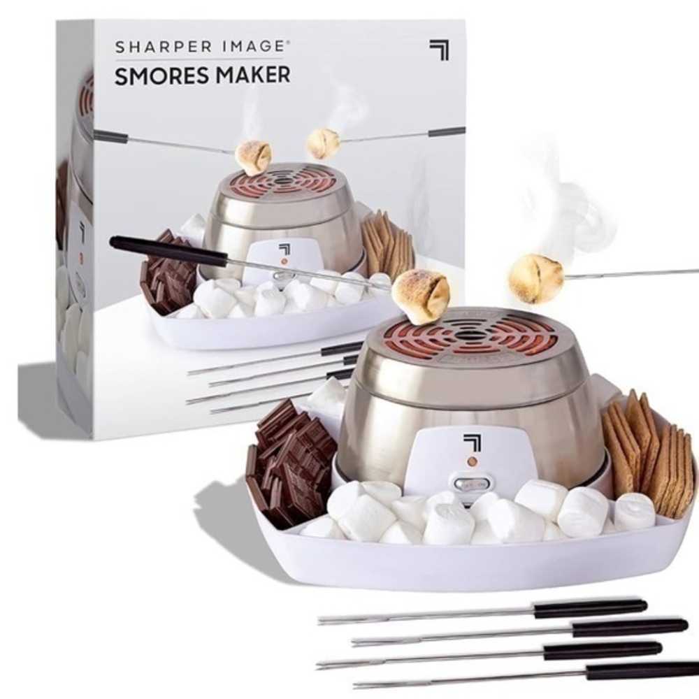 New Electric Flameless S’mores Maker & Serving Tray Indoors $80 Gift 🎁